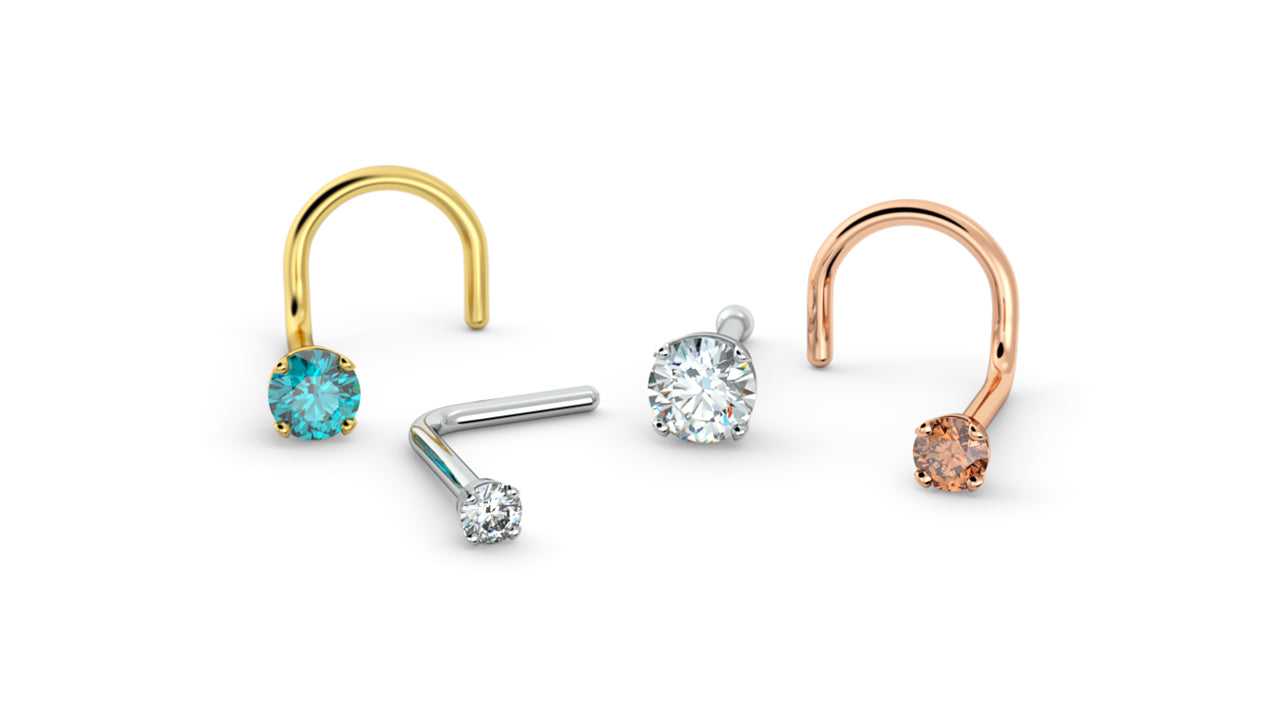 VVS Diamond Nose Studs