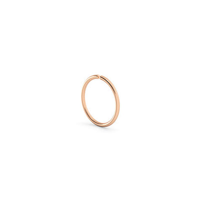 14k Rose Gold Nose Hoop