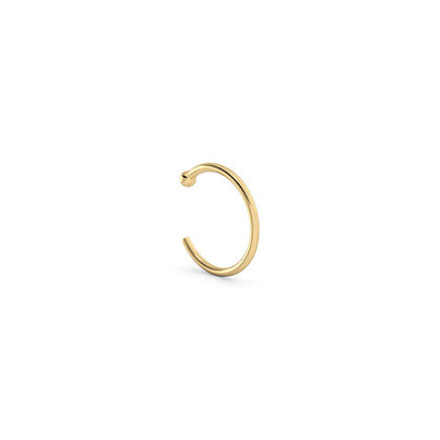 18k Gold Open Nose Ring