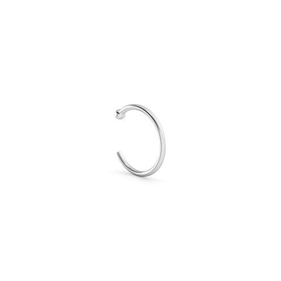 18k White Gold Open Nose Ring