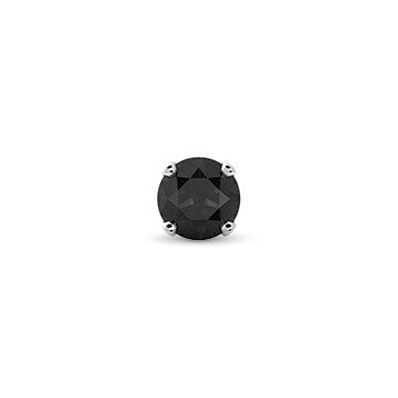 2mm Black Diamond Nose Stud