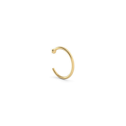 18k Gold Open Nose Ring