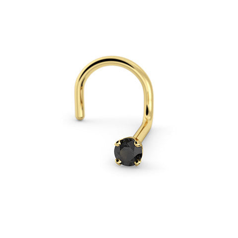 Black diamond nose pin price discount
