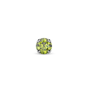 Green Diamond Nose Stud