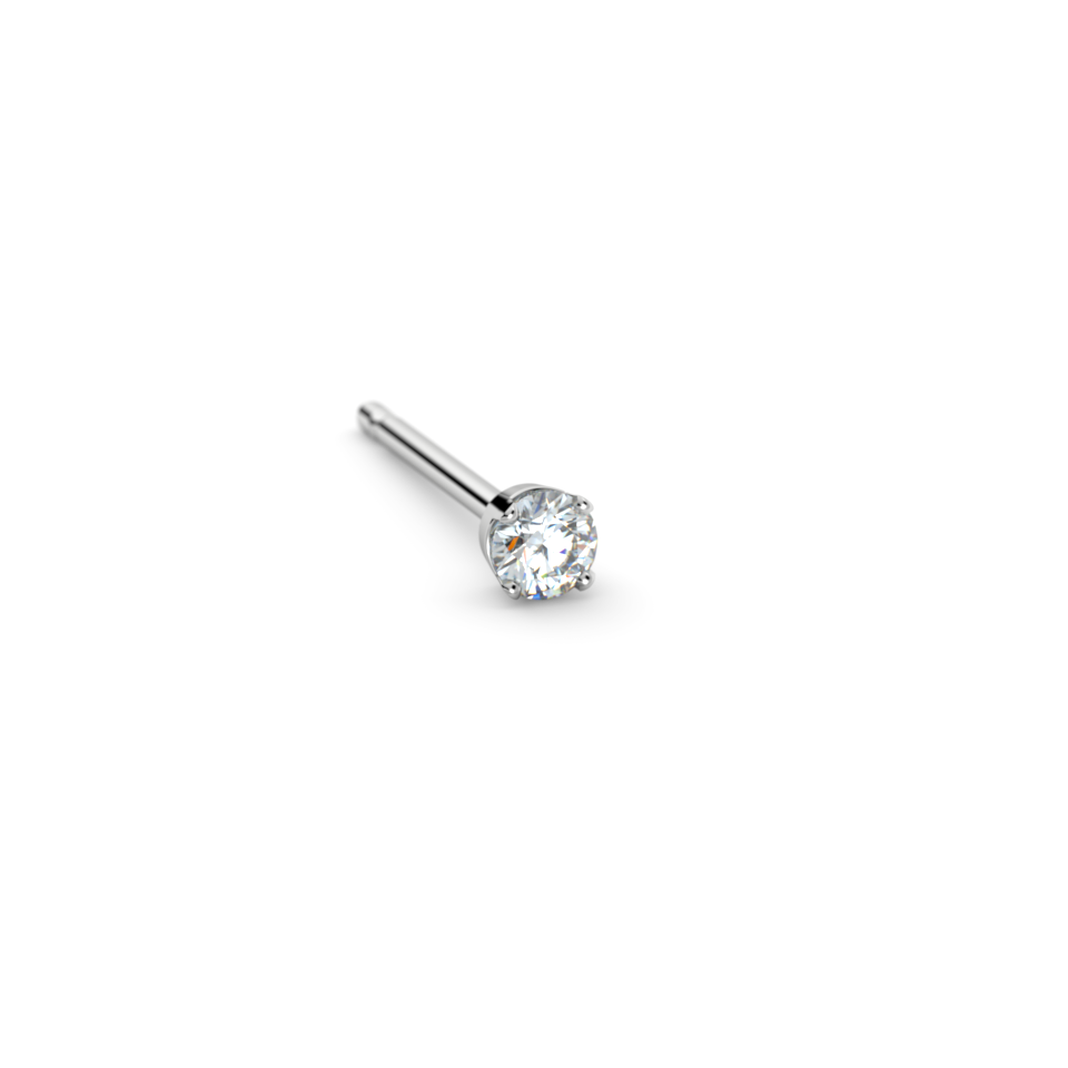 Petite Single Diamond Earring