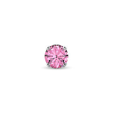 2mm Pink Sapphire Nose Stud
