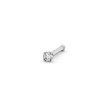 18k White Gold Pin