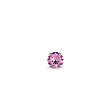 Tiny Pink Sapphire Nose Stud